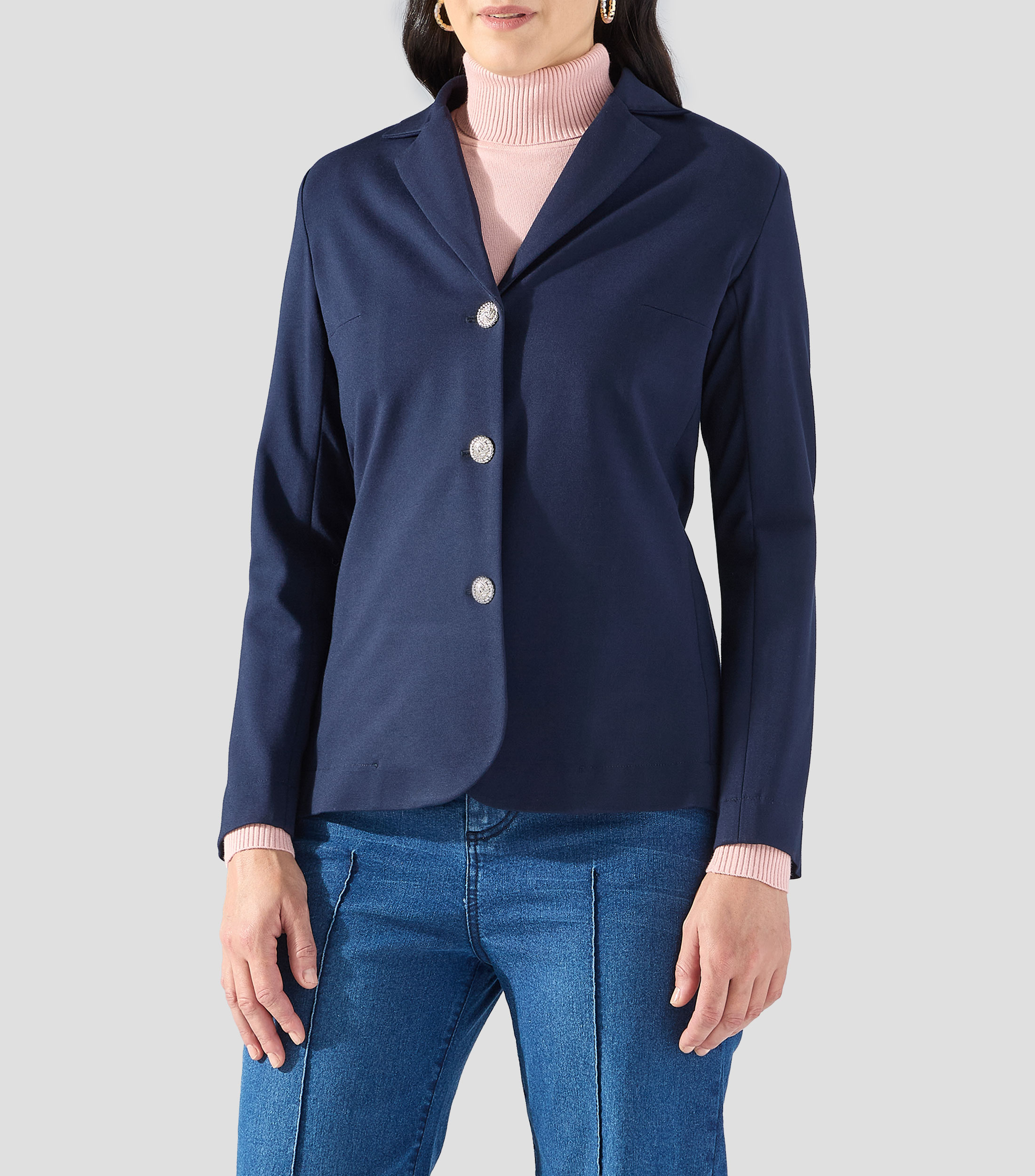 Blazer liso Mujer